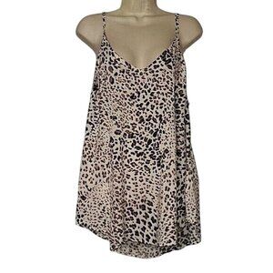 TORRID Plus size 1X Leopard Print Cami Top Sleeveless V-Neck Casual Tank‎ Blouse
